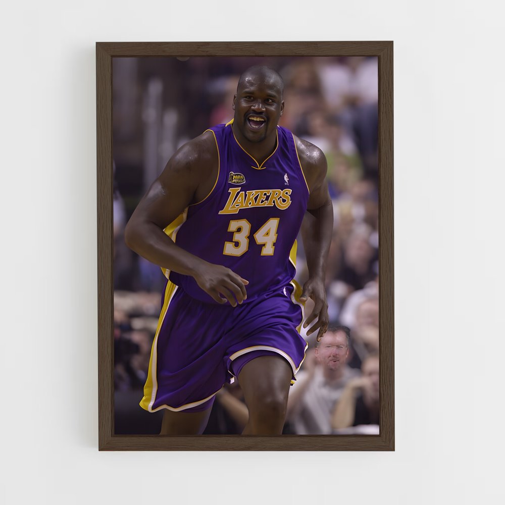 Poster Shaquille basket – affiche Basketball (vue 5)